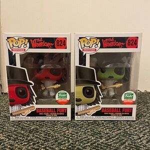 Funko Pop! The Warriors Baseball Fury Figures - Bold Red and Green
